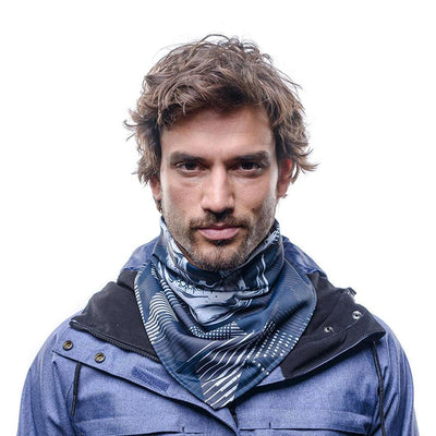 BUFF® Tech Fleece Bandana (Geosku Grey) - Cyclop.in