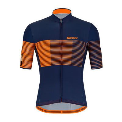 Santini Tono Freccia Jersey (Nautica Blue) - Cyclop.in