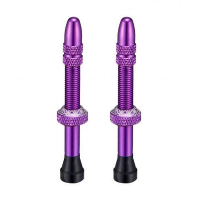 Supacaz Star Valvez-Tubeless Valves-Purple (65mm) - Cyclop.in