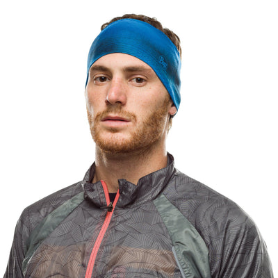 BUFF® Coolnet UV+ Headband (Spiral Blue) - Cyclop.in