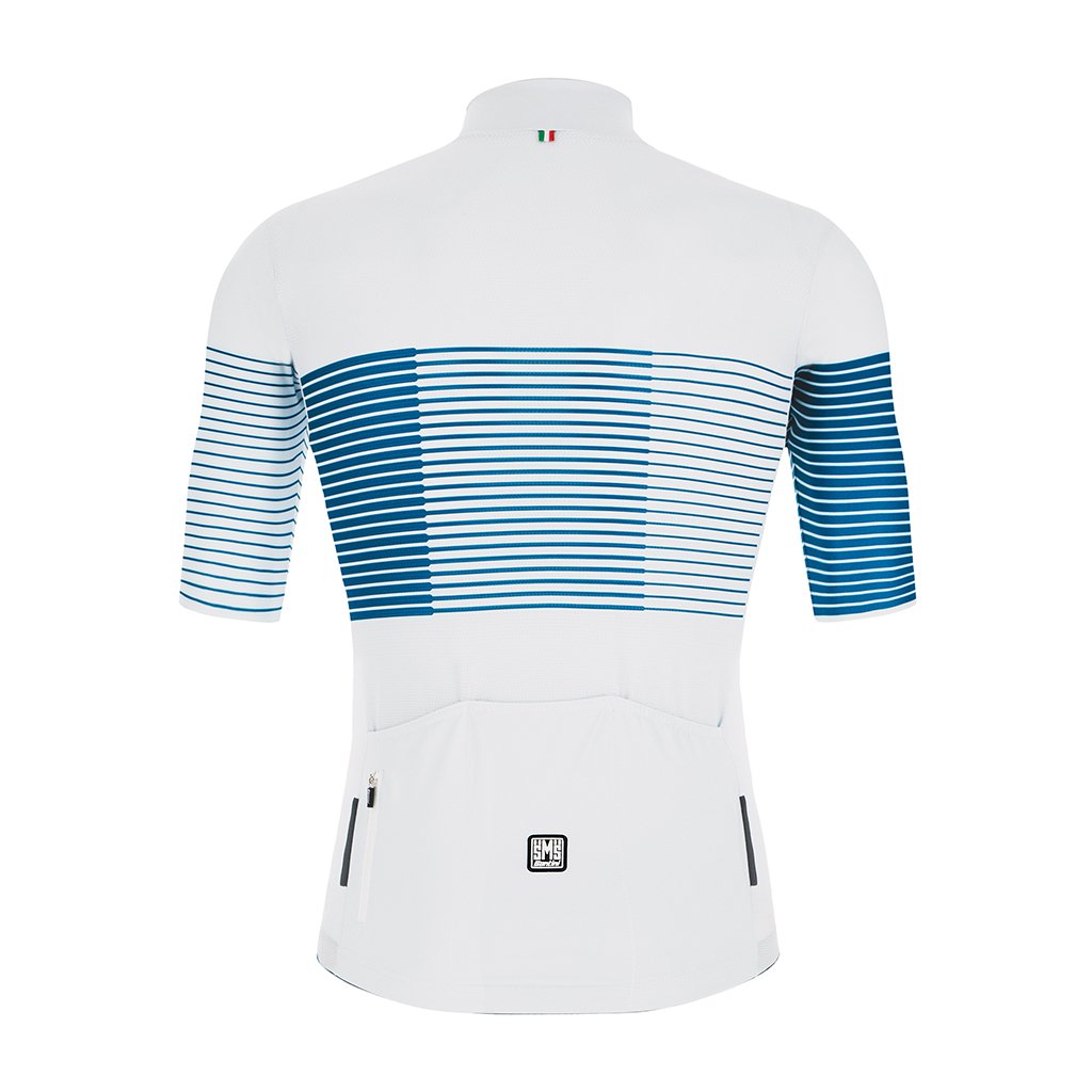 Santini Tono Freccia Jersey - Silver Bullet - Cyclop.in