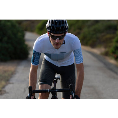 Santini Tono Freccia Jersey - Silver Bullet - Cyclop.in