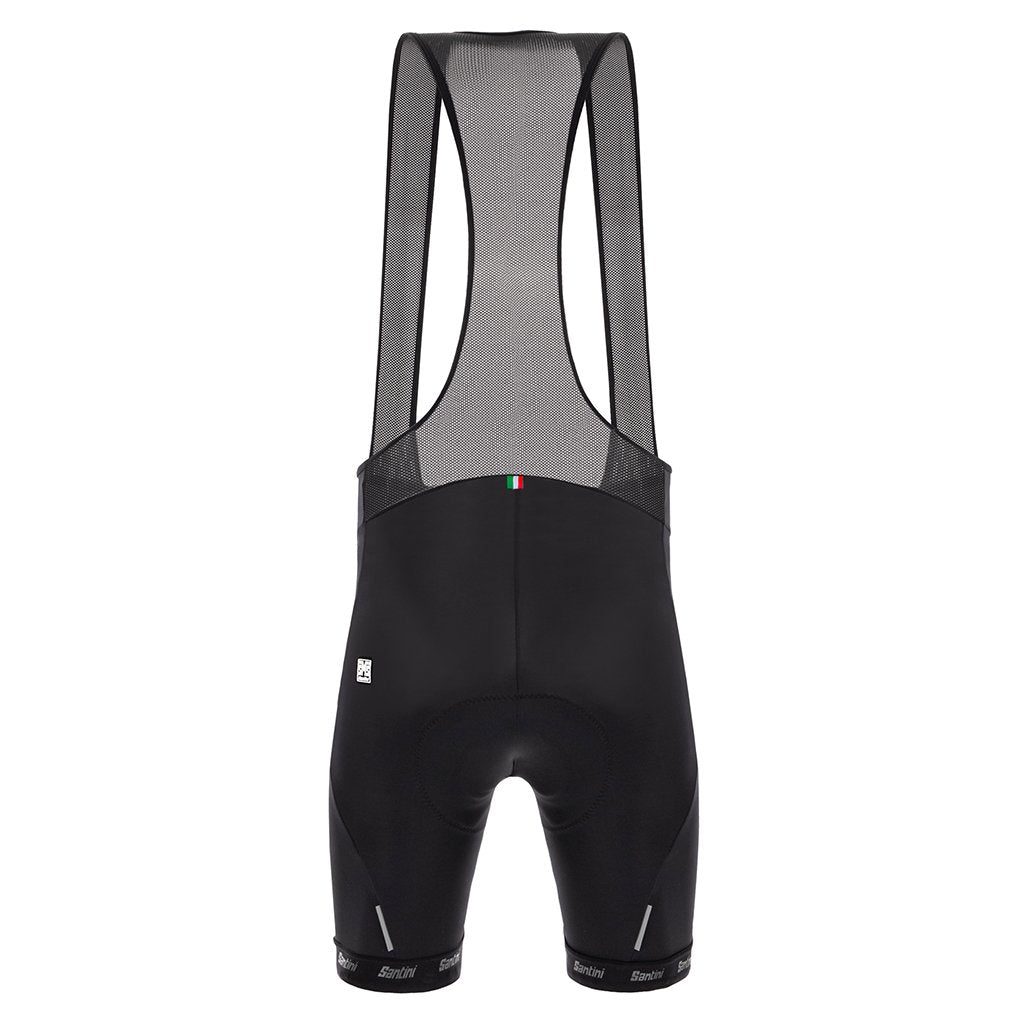 Santini Cubo Bibshorts (Black) - Cyclop.in