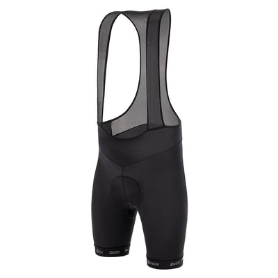 Santini Cubo Bibshorts (Black) - Cyclop.in