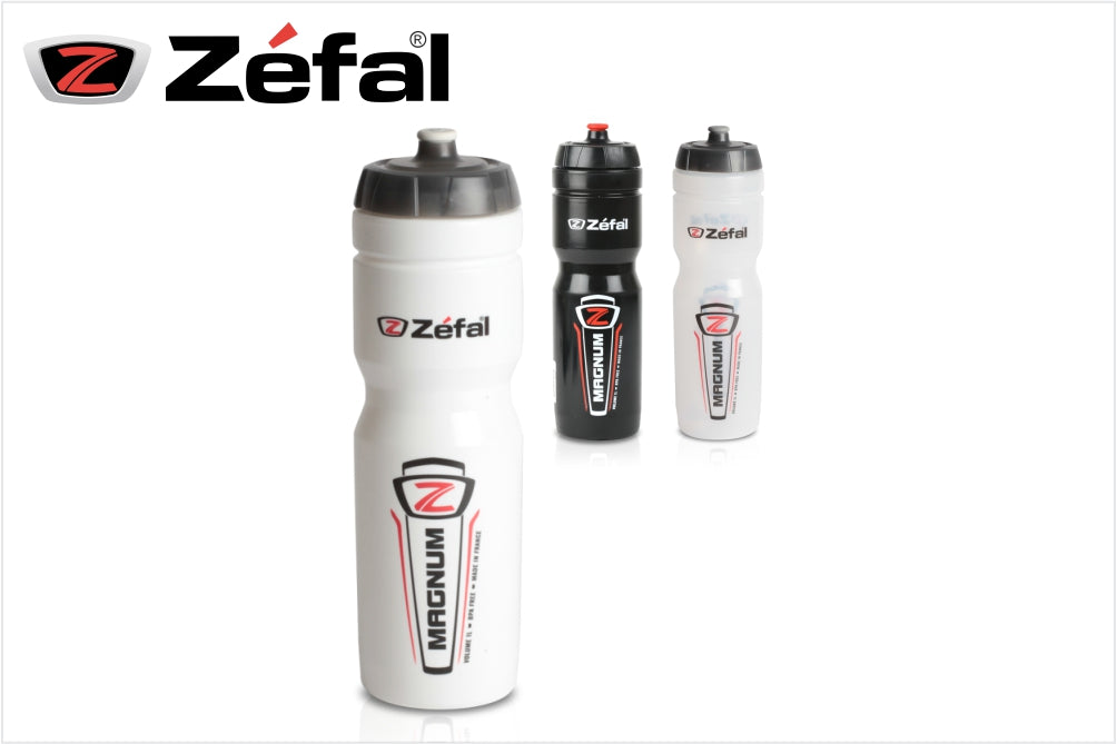 Zefal Magnum Bottle 1000 ml-White - Cyclop.in