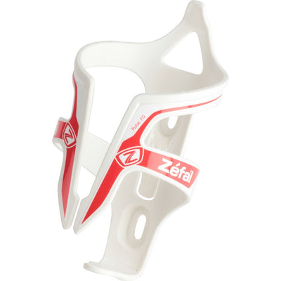 Zefal Pulse Fiber Glass Bottle Cage-White/Red - Cyclop.in
