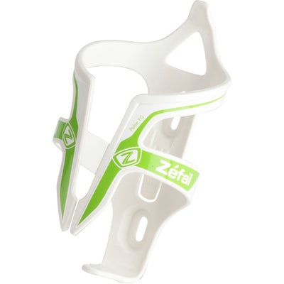 Zefal Pulse Fiber Glass Bottle Cage-White/Green - Cyclop.in