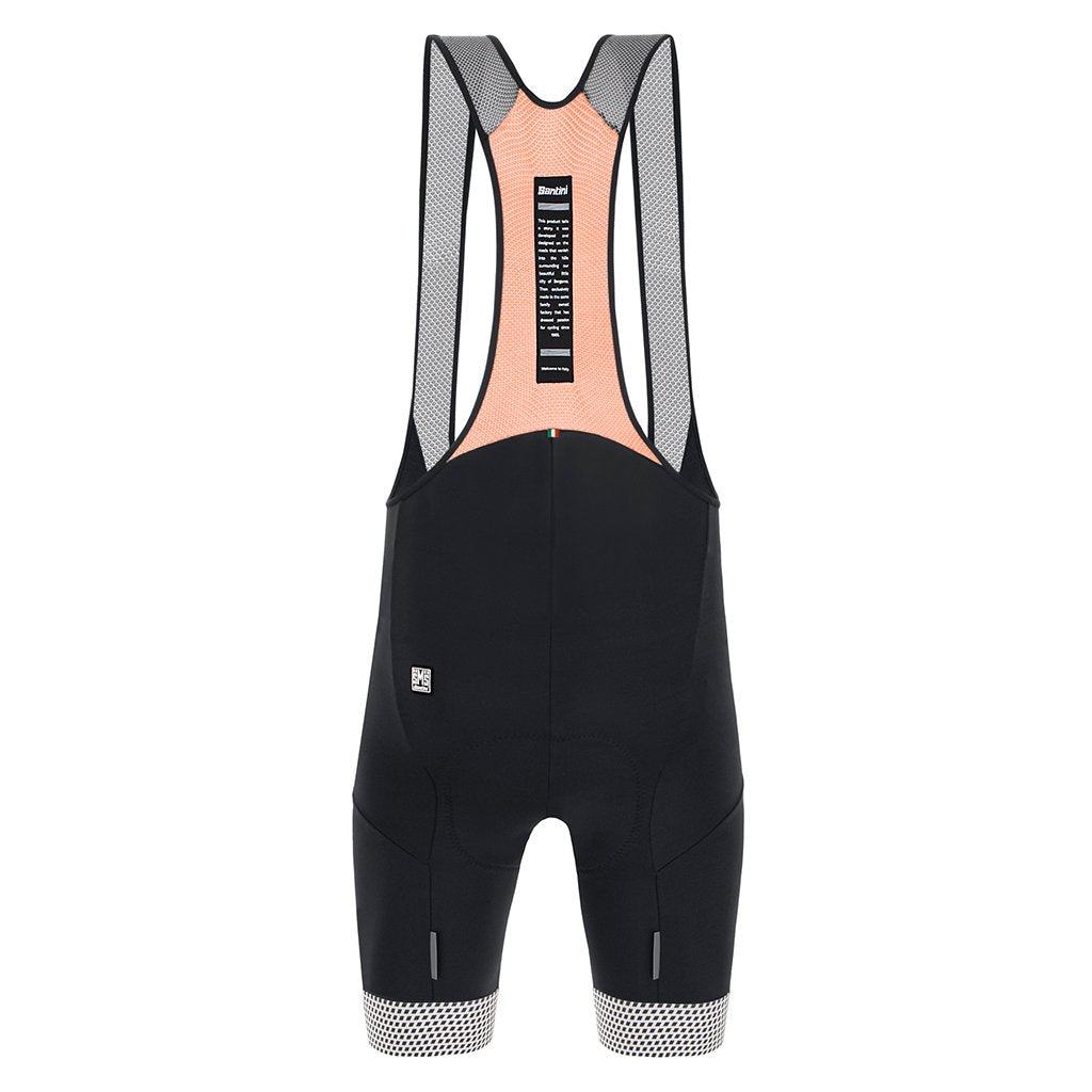 Santini Karma Kite Bibshorts (Black) - Cyclop.in