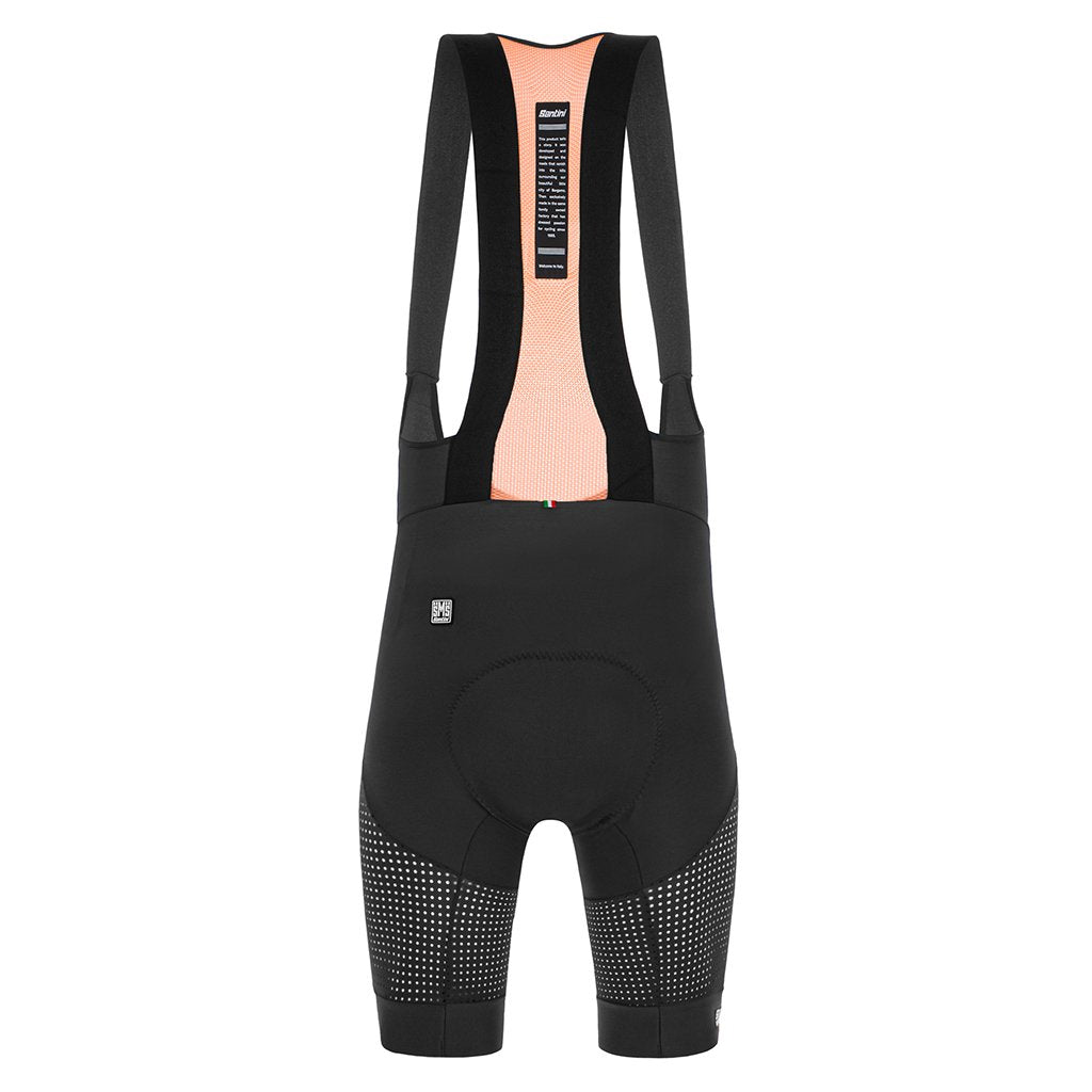 Santini Tono Freccia Bibshorts (Black) - Cyclop.in