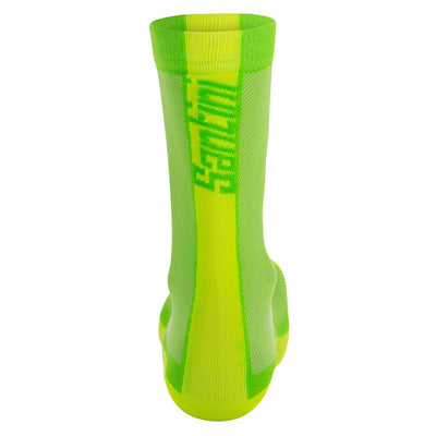 Santini Puro Socks - Fluo Green - Cyclop.in