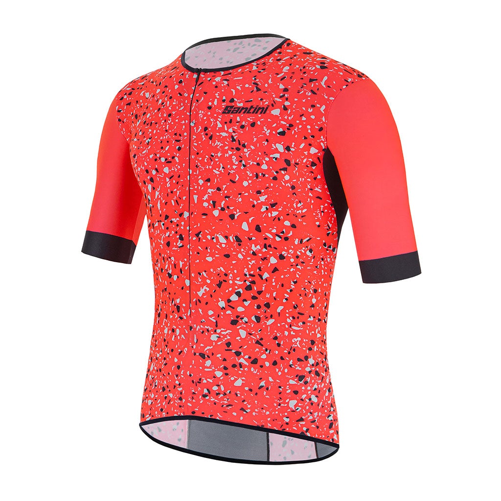 Santini Sleek Pietra Triathlon Aero Jersey - Granatina - Cyclop.in