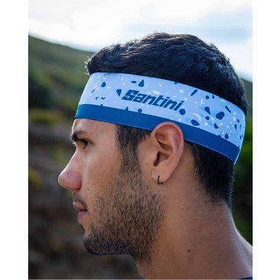 Santini Pietra Headband-Teal - Cyclop.in