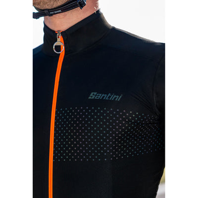 Santini Guard Nimbus Rain Jacket - Black - Cyclop.in