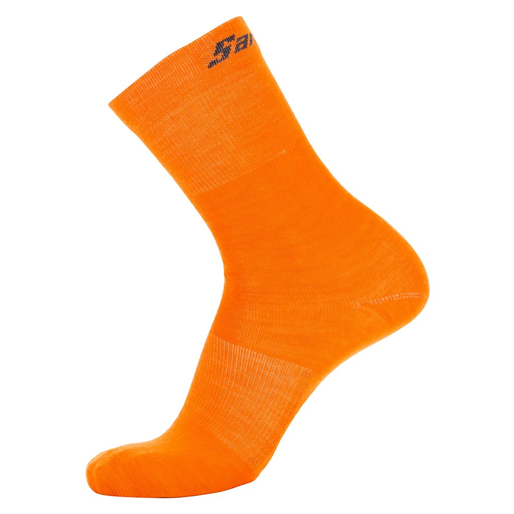 Santini Wool Socks - Flashy Orange - Cyclop.in