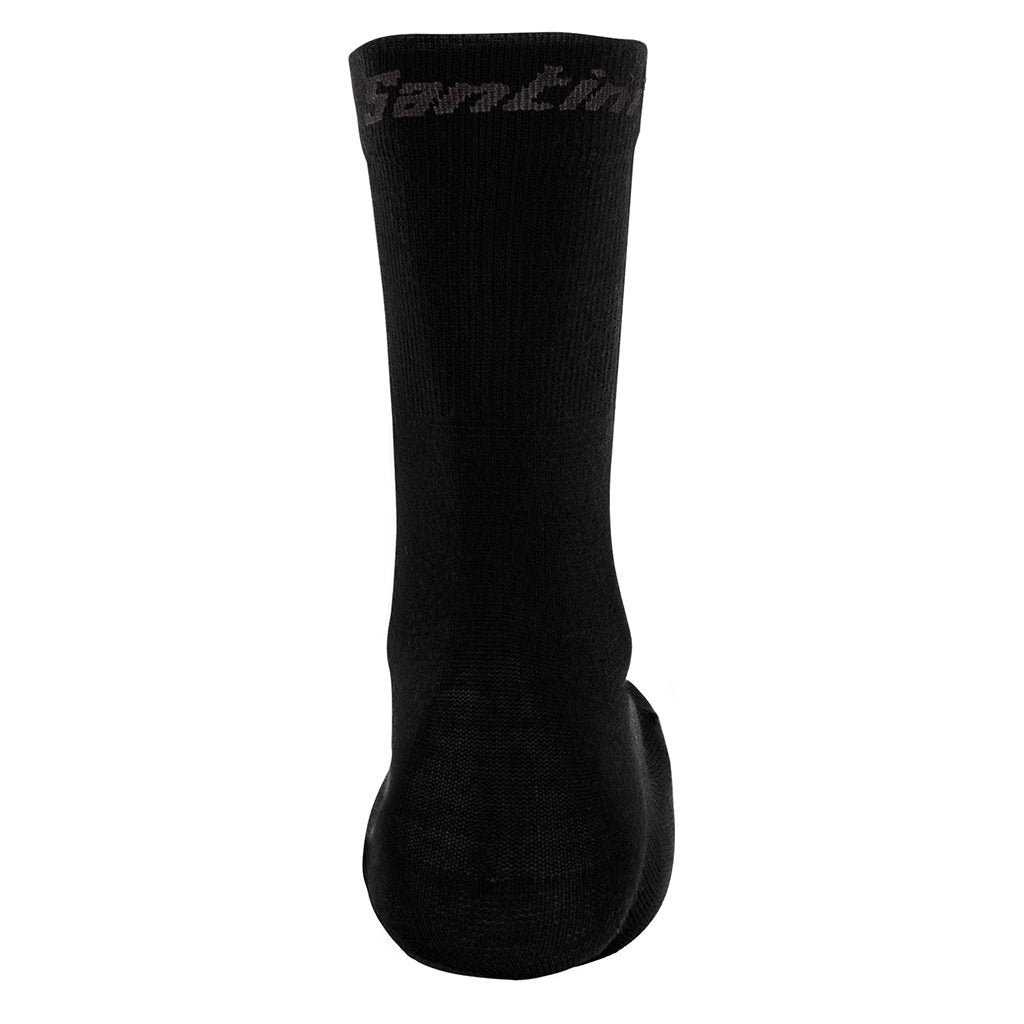Santini Wool Socks - Black - Cyclop.in
