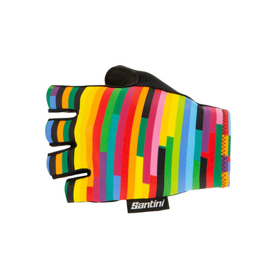 Santini Deutschland Farbe Gloves - Print - Cyclop.in