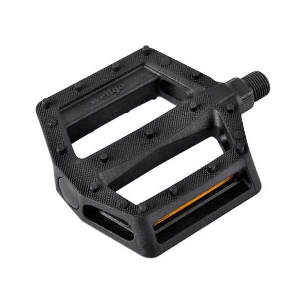 Wellgo Flat Plastic Pedal B267 - Black - Cyclop.in