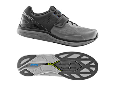 Giant Orbit Cycling Shoes Black/Grey Hv Last - Cyclop.in
