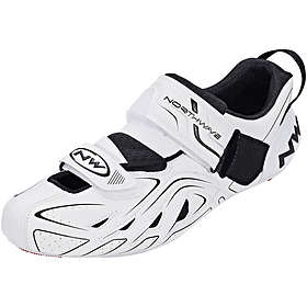 Northwave Tri-Sonic Shoes-White/Black - Cyclop.in