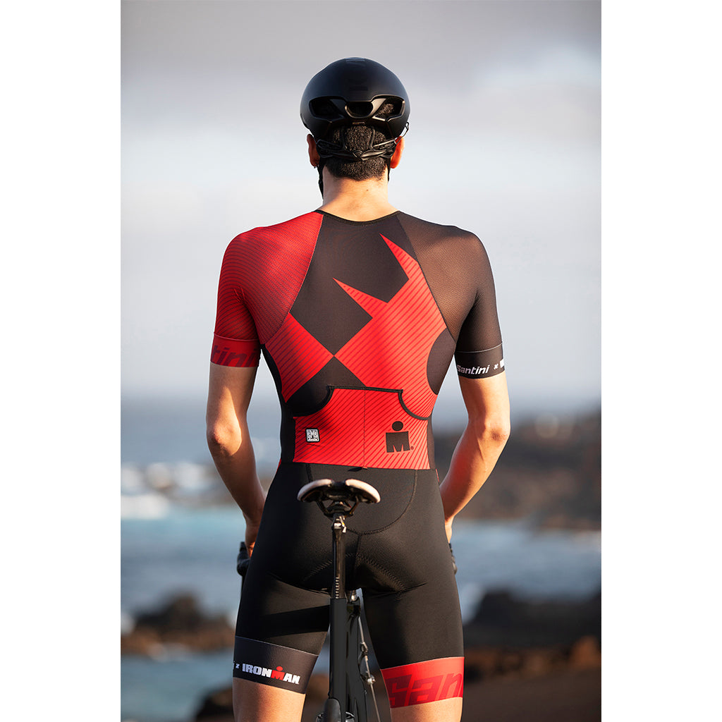 Santini Cupio Ironman Trisuit Short Sleeve - Cyclop.in