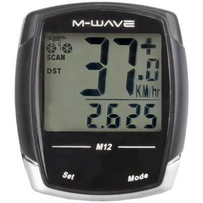 M-Wave Echowell Bicycle Computer Speed Indicator Meter M12 - Cyclop.in