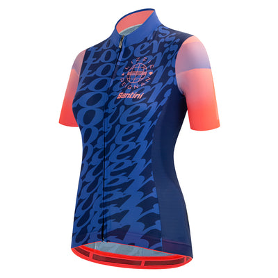 Santini Womens Lizzie Lovers Jersey - Print - Cyclop.in