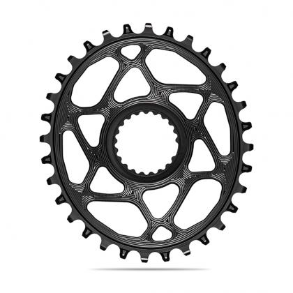 Absolute Oval MTB Chainring 1X XTR M9100 HG+12Speed - Black - Cyclop.in