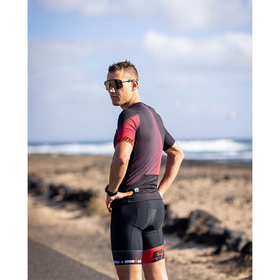 Santini Ironman IKAIKA Trishorts - Black - Cyclop.in