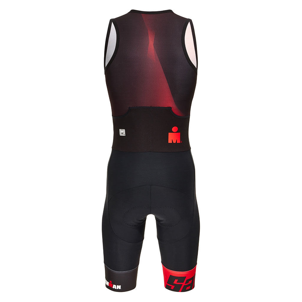 Santini Ironman IKAIKA Sleeveless Trisuit - Red - Cyclop.in