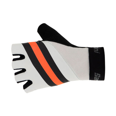 Santini Bengal Gloves - White - Cyclop.in