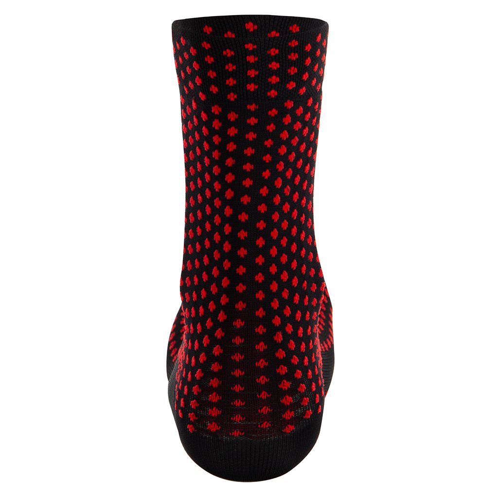 Santini Sfera Medium Profile Socks -Red - Cyclop.in