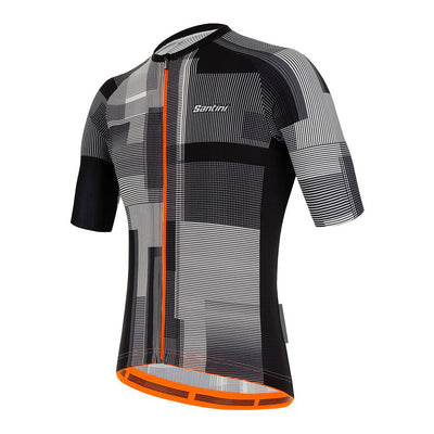 Santini Karma Kinetic Jersey - White - Cyclop.in