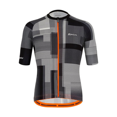 Santini Karma Kinetic Jersey - White - Cyclop.in