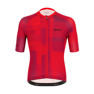 Santini Karma Kinetic Jersey - Red - Cyclop.in