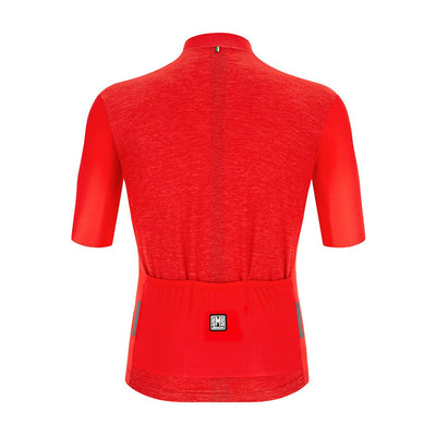 Santini Colore Puro Jersey - Red - Cyclop.in