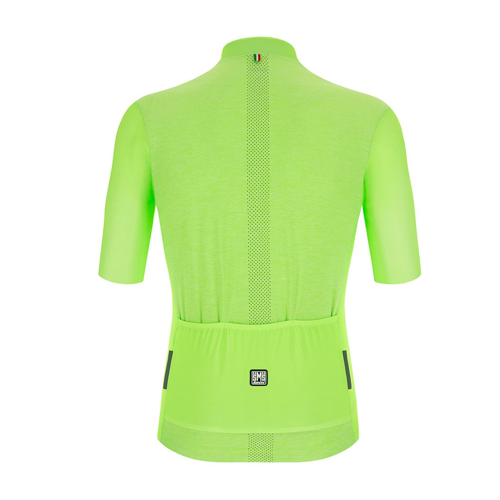 Santini Colore Puro Jersey - Fluo Green - Cyclop.in