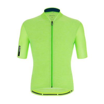 Santini Colore Puro Jersey - Fluo Green - Cyclop.in