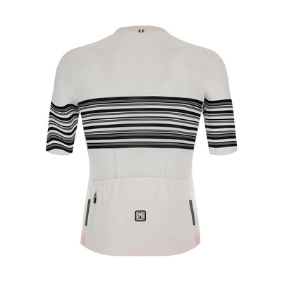 Santini Tono Profilo Jersey - White - Cyclop.in