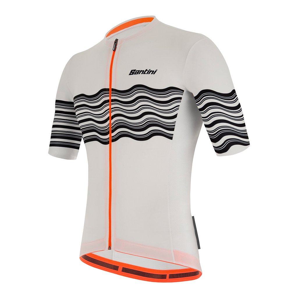 Santini Tono Profilo Jersey - White - Cyclop.in