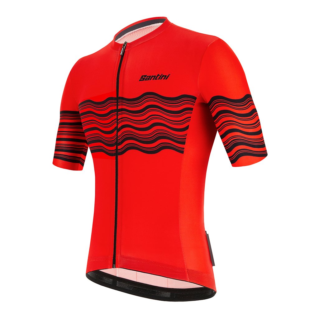 Santini Tono Profilo Jersey - Red - Cyclop.in