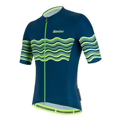 Santini Tono Profilo Jersey - Fluo Green - Cyclop.in