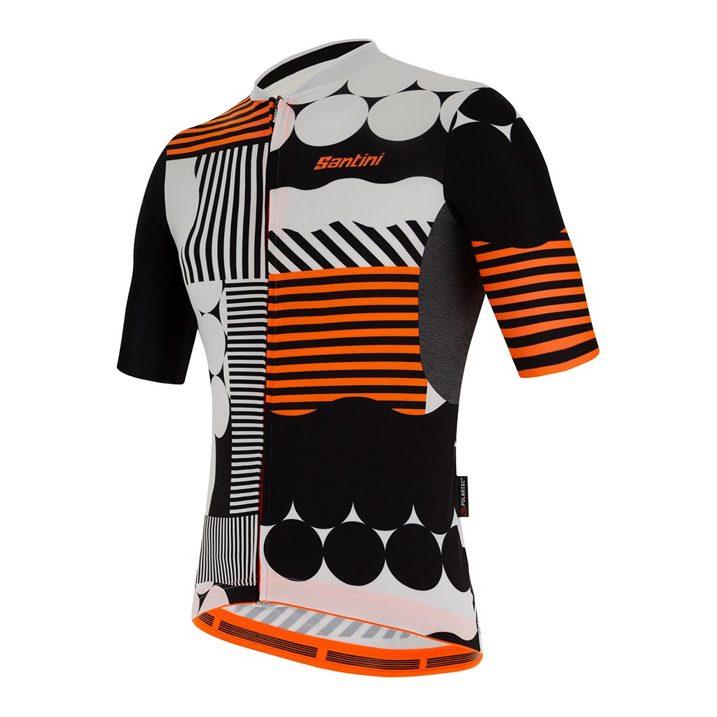 Santini Delta Optic Jersey - White - Cyclop.in