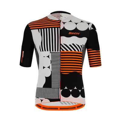 Santini Delta Optic Jersey - White - Cyclop.in