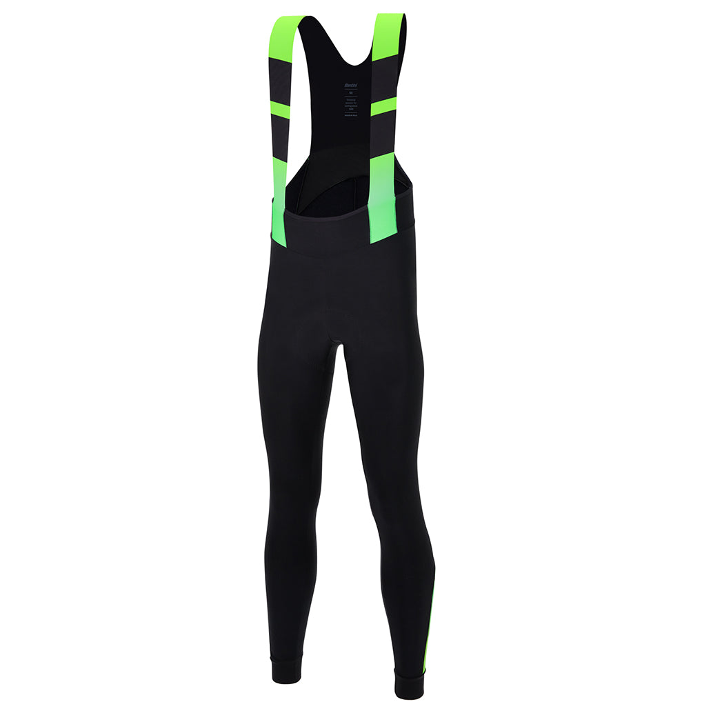 Santini Command Bibtights - Fluo Green - Cyclop.in
