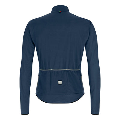 Santini Nebula Puro Windbreaker - Nautica Blue - Cyclop.in