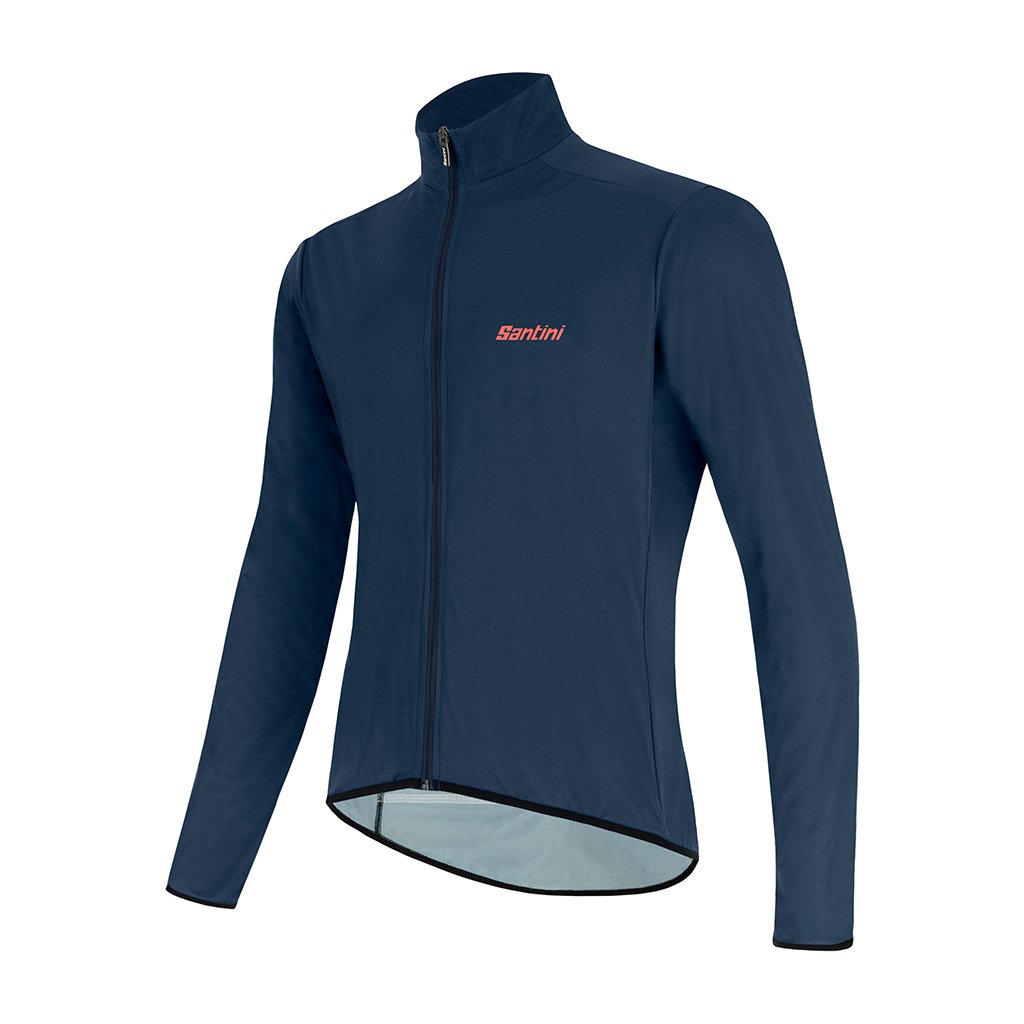 Santini Nebula Puro Windbreaker - Nautica Blue - Cyclop.in