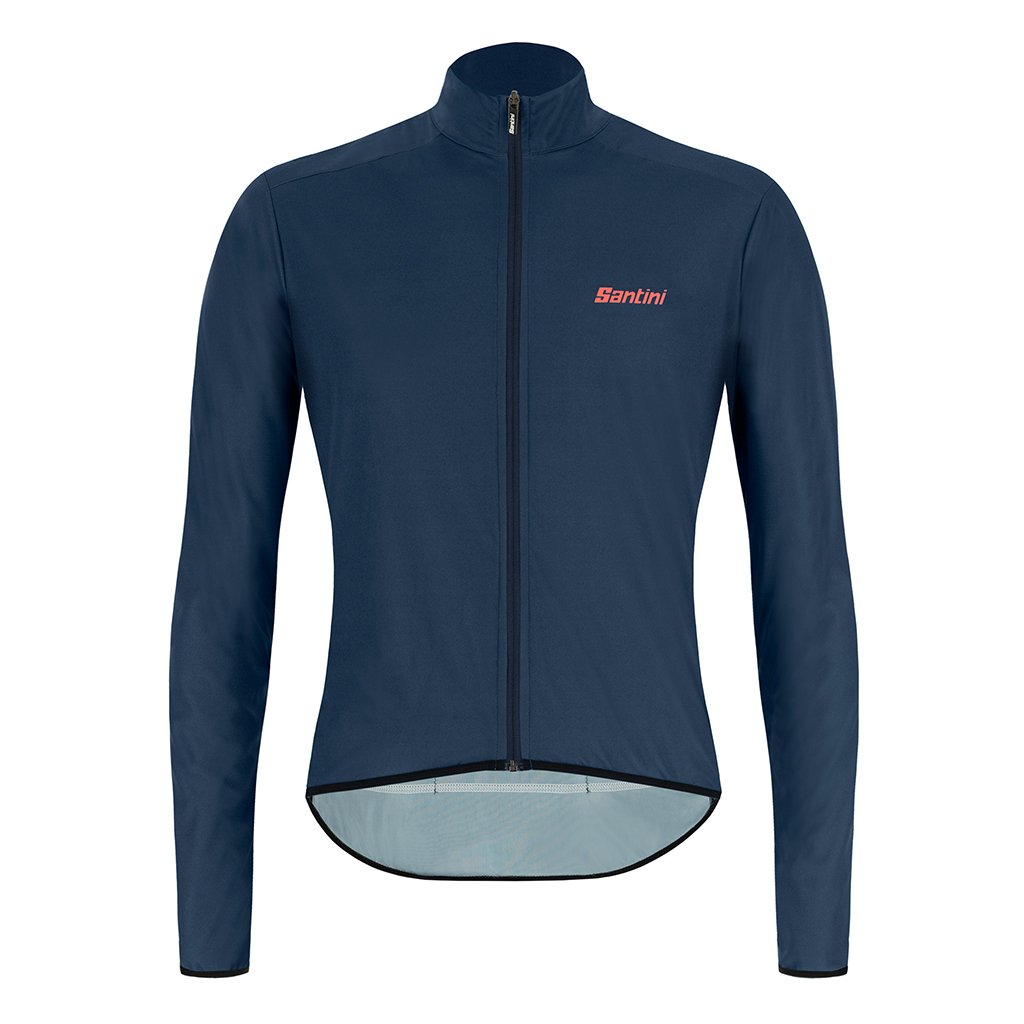 Santini Nebula Puro Windbreaker - Nautica Blue - Cyclop.in