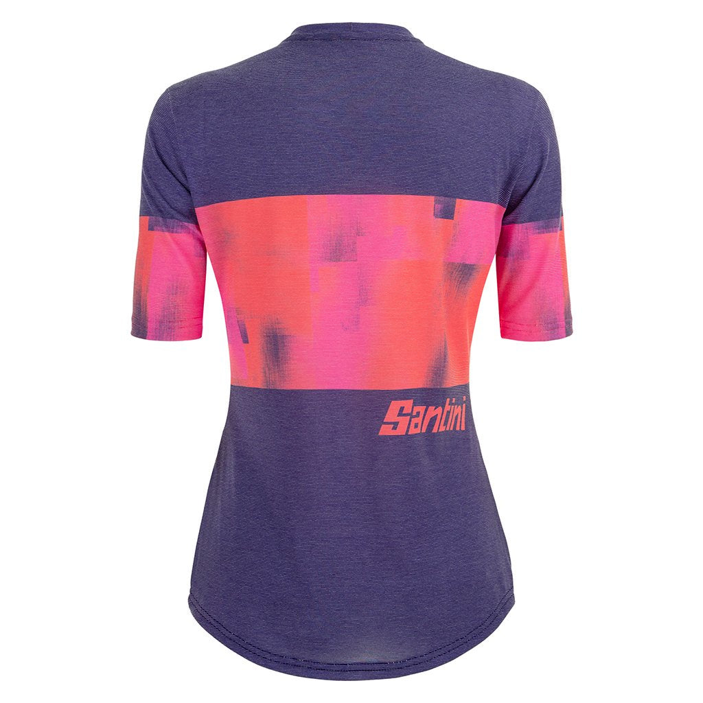 Santini Forza Women's Tech T-Shirt (Atomic Orange) - Cyclop.in