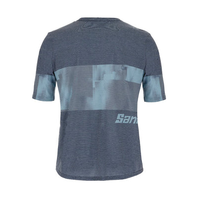 Santini Forza Training T-Shirt (Nautica Blue) - Cyclop.in