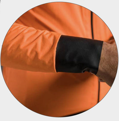 Santini Guard Nimbus Rain Jacket - Flashy Orange - Cyclop.in